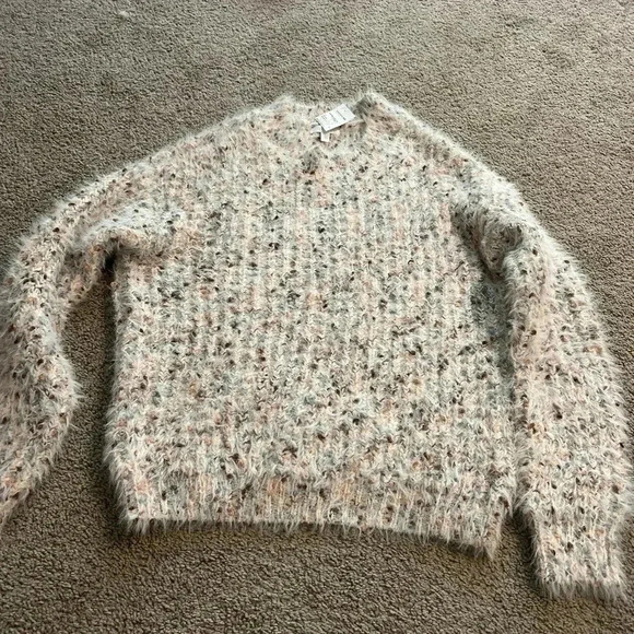 Abound women fluffy soft multicolor sweater size medium NEW long sleeve - Picture 7 of 8